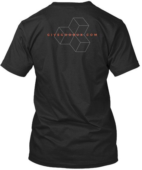 Givegoodux.Com Black Camiseta Back