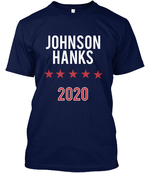 Johnson Hanks 2020 Navy T-Shirt Front