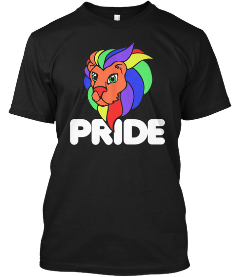 Pride Black T-Shirt Front