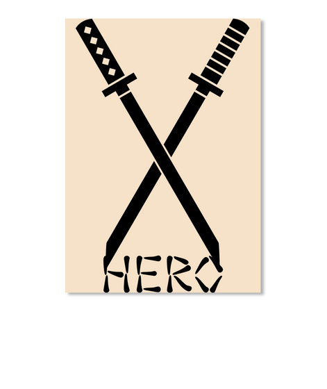 Hero Creme T-Shirt Front