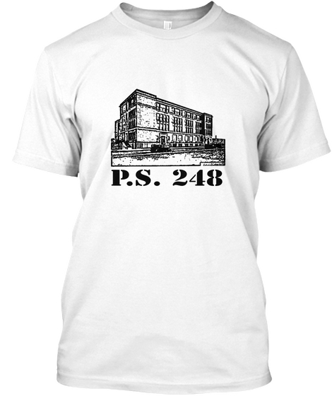P.S.  248 White áo T-Shirt Front