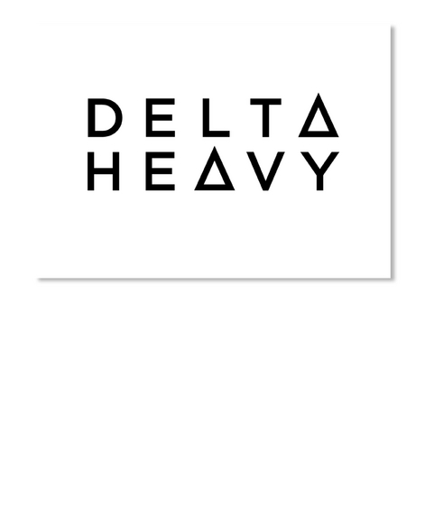 Delta Heavy White Camiseta Front