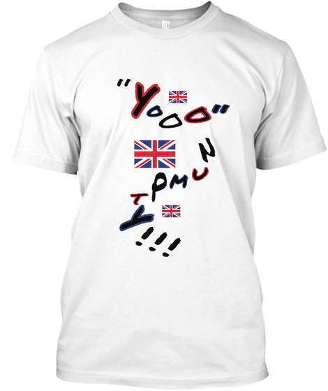 Y " O O " O N P U M Y T !!! White áo T-Shirt Front