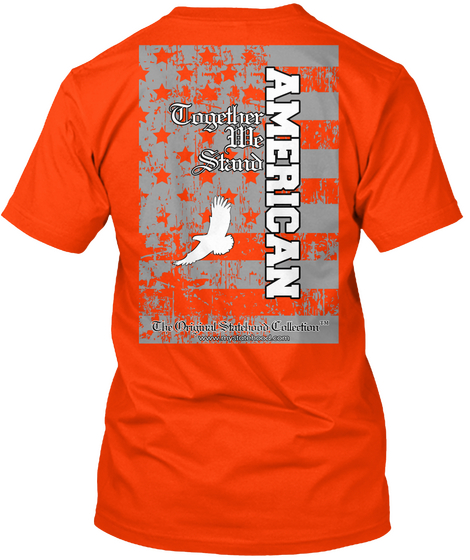 Love Your State | Va Orange T-Shirt Back