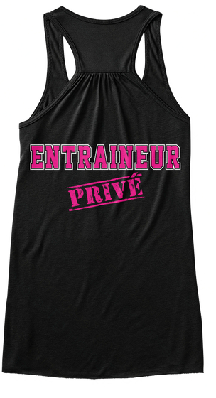 Entraineur Prive Black T-Shirt Back