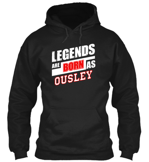 Ousley Family Name Shirt Black Camiseta Front