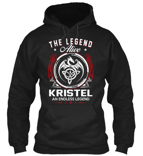 The Legend Alive Kristel An Endless Legend Black T-Shirt Front