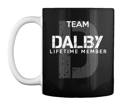 Mug   Team Dalby Lifetime Member Black Camiseta Front