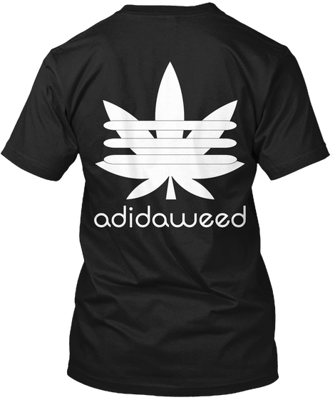 Adidaweed Black T-Shirt Back