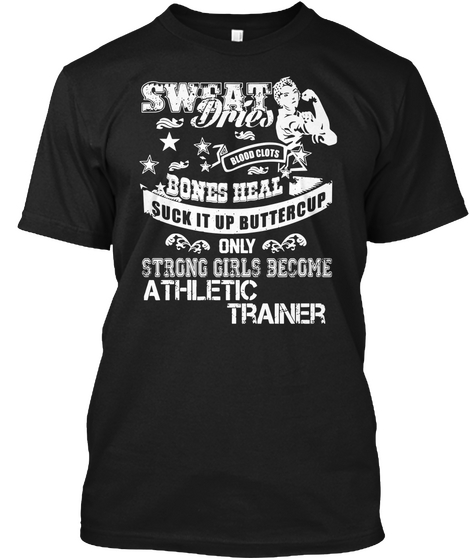 Athletic Trainer Black áo T-Shirt Front