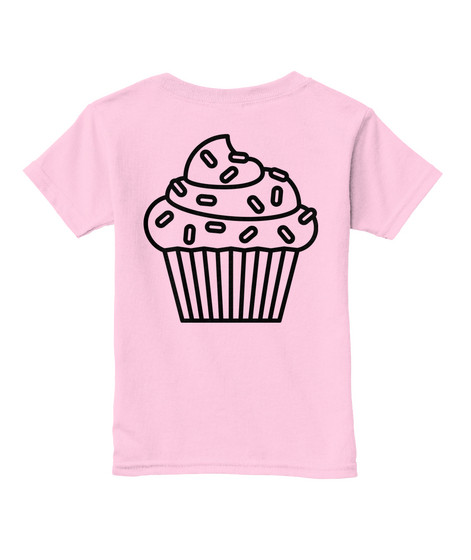 Cute Tees For Your Cutie Pies!  Light Pink  áo T-Shirt Back