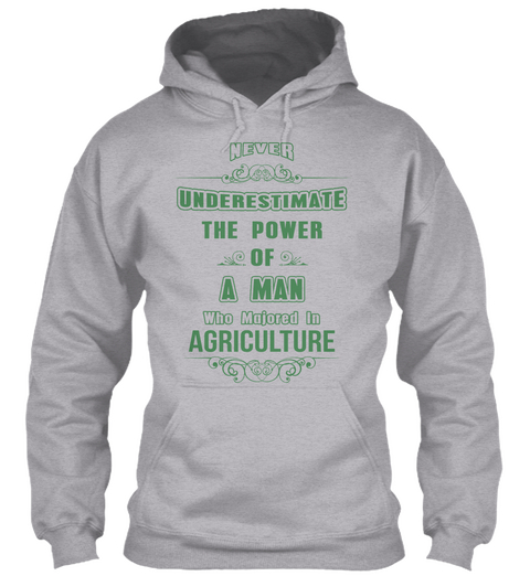Agriculture Sport Grey T-Shirt Front