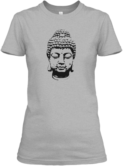 Buddha Sport Grey Camiseta Front