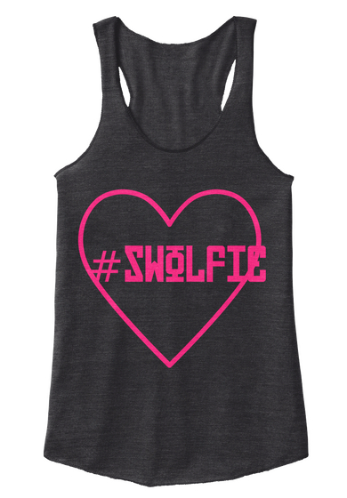 #Swolfie Eco Black áo T-Shirt Front