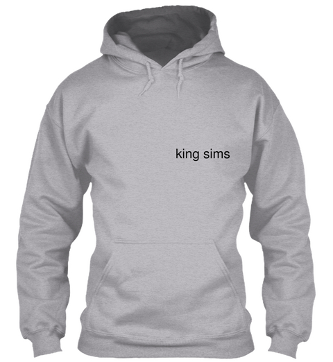King Sims Sport Grey áo T-Shirt Front