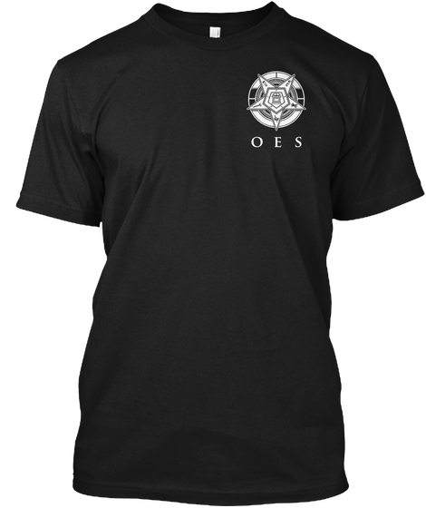 Oes Black T-Shirt Front