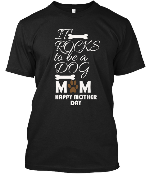 Happy Mothers Day Black Camiseta Front