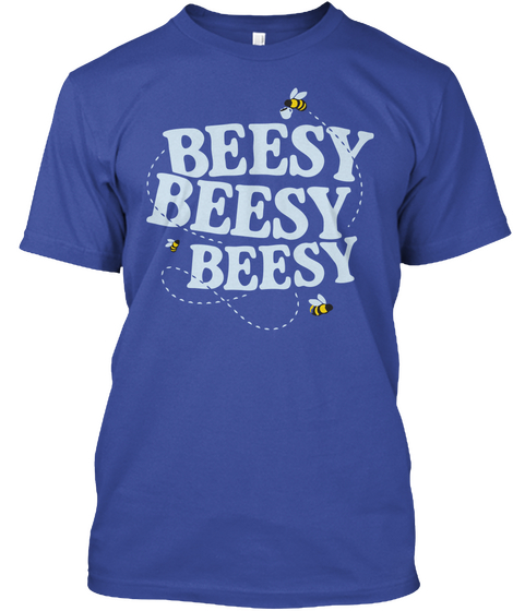 Beesy Beesy Beesy Deep Royal Camiseta Front