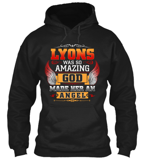 Lyons Angel Black Maglietta Front
