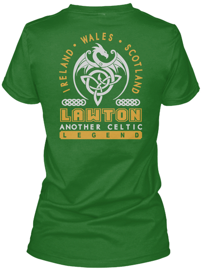 Lawton Another Celtic Thing Shirts Irish Green T-Shirt Back