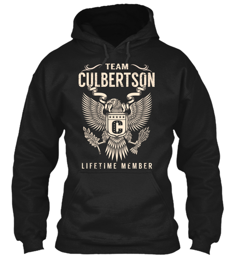 Team Culbertson Lifetime Member Black áo T-Shirt Front