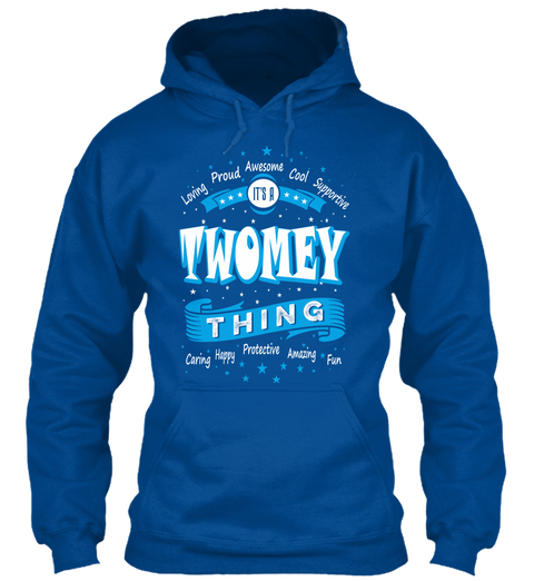 Name Twomey Christmas Weather Royal T-Shirt Front