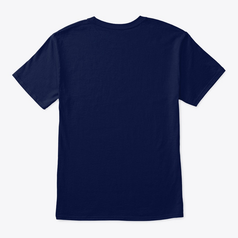 Built Like A Car Navy Camiseta Back