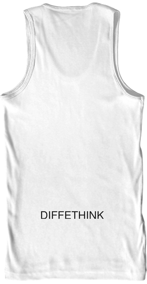 Diffethink White T-Shirt Back