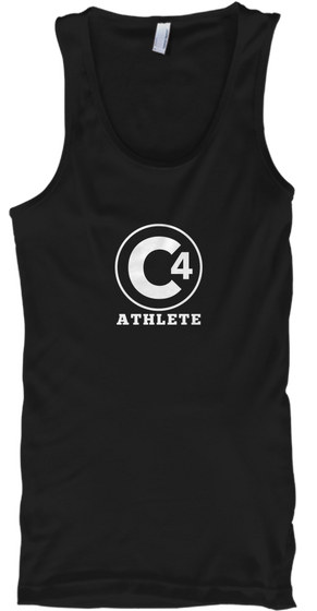 C4 Athlete Black T-Shirt Front