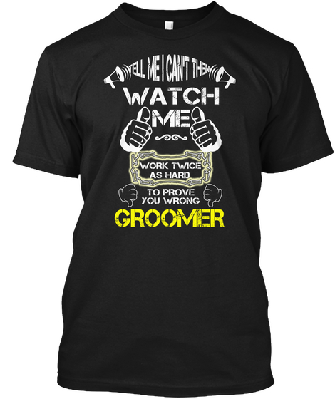 Wrong Groomer Black T-Shirt Front