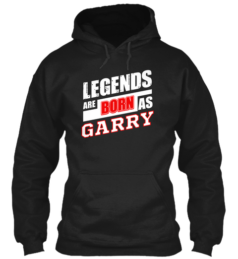 Garry Family Name Shirt Black Maglietta Front