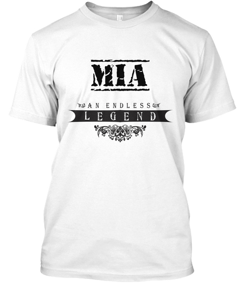 Mia An Endless Legend White Camiseta Front