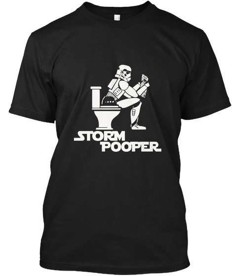 Storm Pooper T Shirt Black Maglietta Front