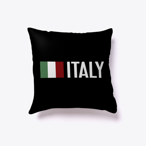 Italy Italian Flag White T-Shirt Front