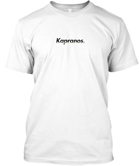 T Shirt   Kapranos X Camo White Camiseta Front