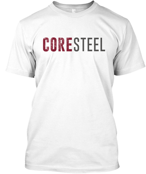 Coresteel White T-Shirt Front