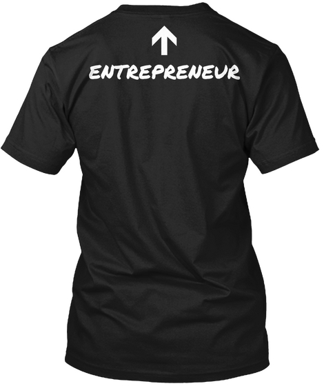Entrepreneur Black Camiseta Back