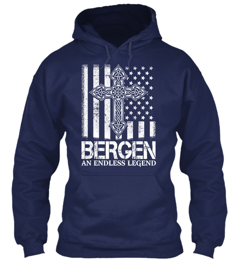 Bergen An Endless Legend Navy Camiseta Front