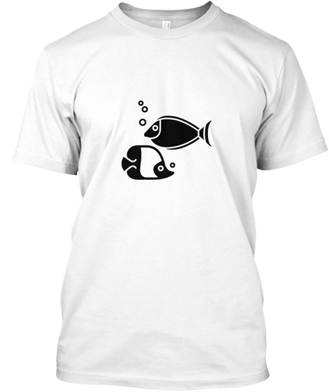 Fish Shirt White T-Shirt Front