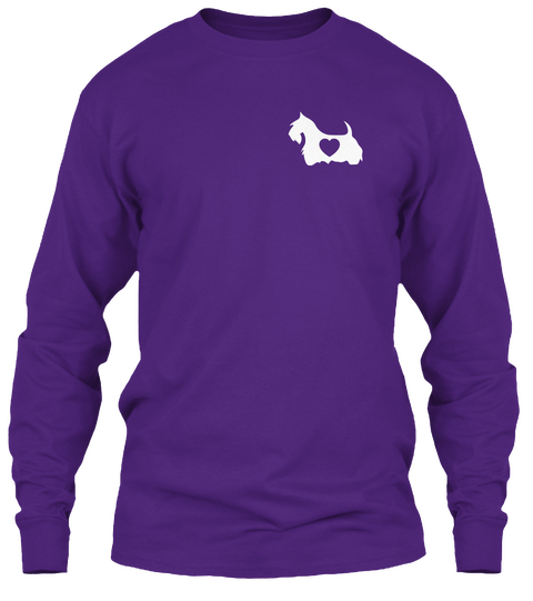 My Scottie... Purple T-Shirt Front