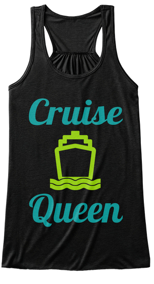 Cruise Queen Black T-Shirt Front