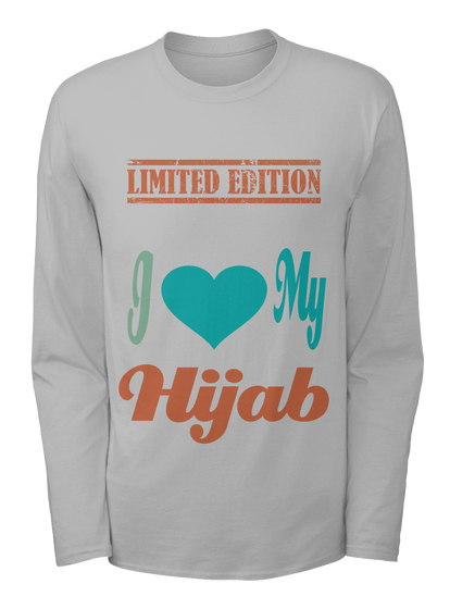 I My Hijab Sport Grey áo T-Shirt Front