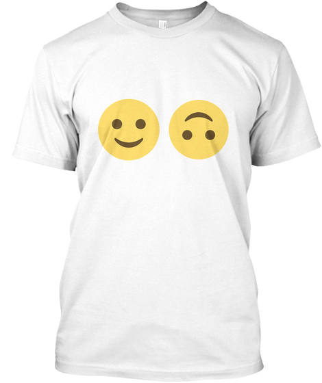 Reaction Facebook White T-Shirt Front