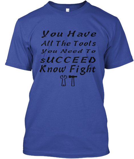 A Entrepreneurs Job Is Never Done Deep Royal Camiseta Front