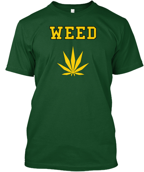 Weed Deep Forest Camiseta Front