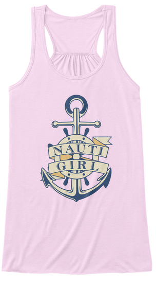Nauti Girl Soft Pink T-Shirt Front