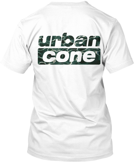 Urban Cone White T-Shirt Back