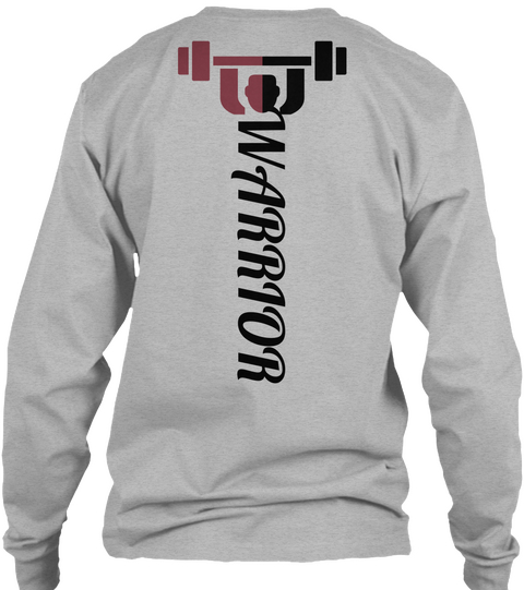 Warrior Sport Grey T-Shirt Back