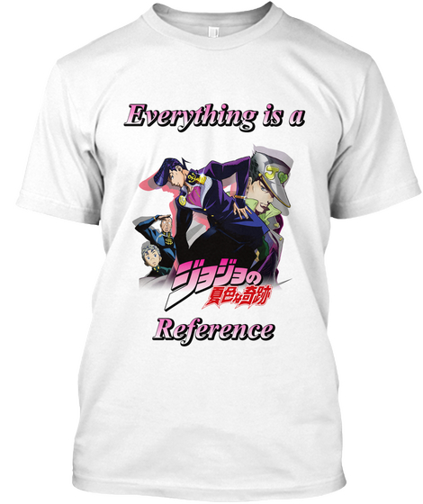 Everything Is A Reference White áo T-Shirt Front