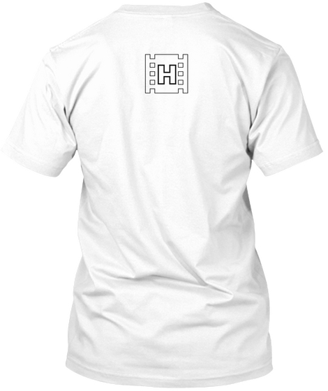 H White T-Shirt Back